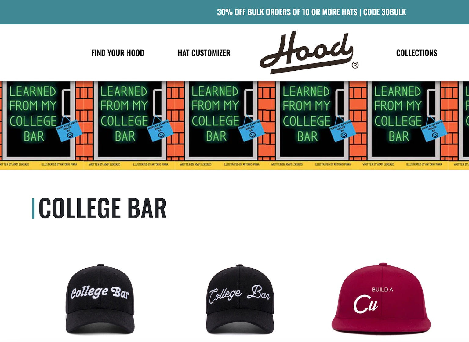 New collegecasual apparel company offers topshelf hats at HOOD