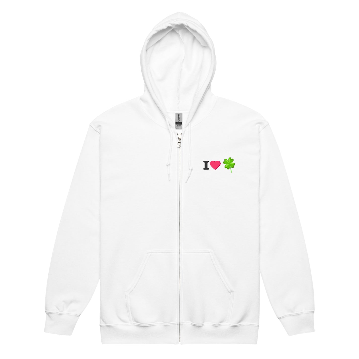 Lucky Graphic Hoodie: "I love luck." The best warm hoodie.