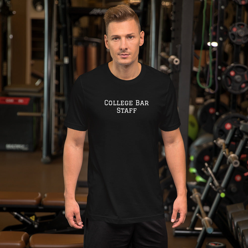 Black college graphic t-shirt with Graduate Font