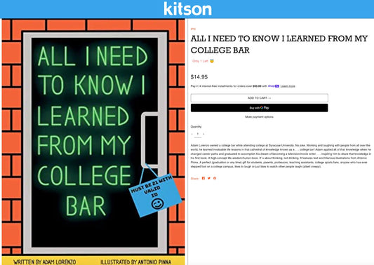 Kitson - "All I Need To Know I Learned From My College Bar"