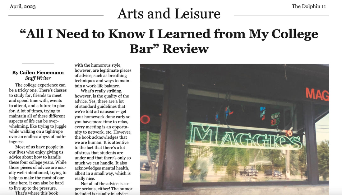 "All I Need To Know I Learned From My College Bar" - Le Moyne's "The Dolphin" - Book Review