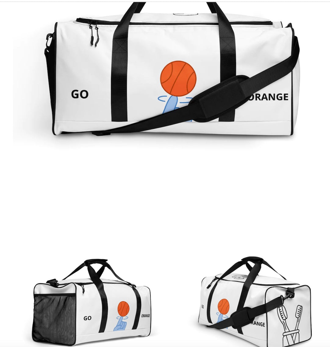 "Syracuse NY" - Duffle - Travel - Gym - On The Lam - Bag