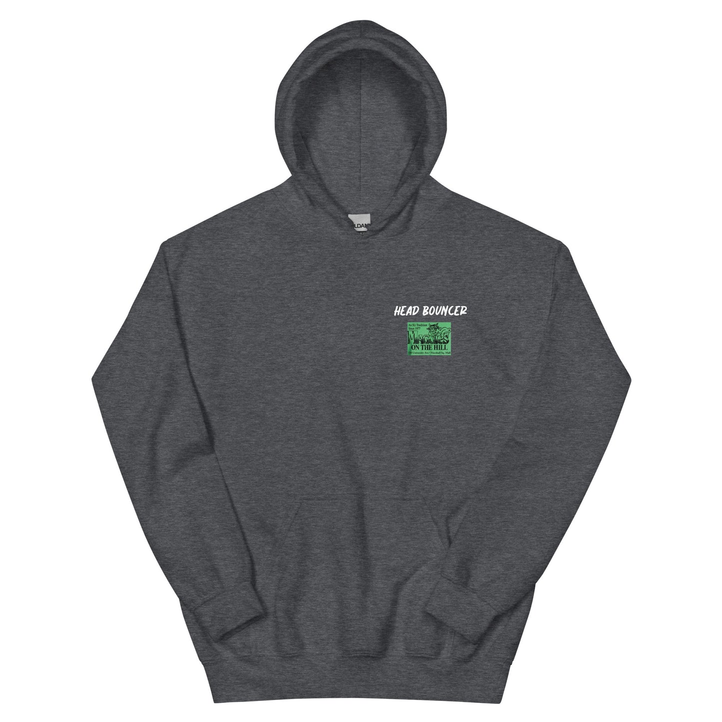 Best men's dark heather sweatshirt graphic hoodie with warm pouch