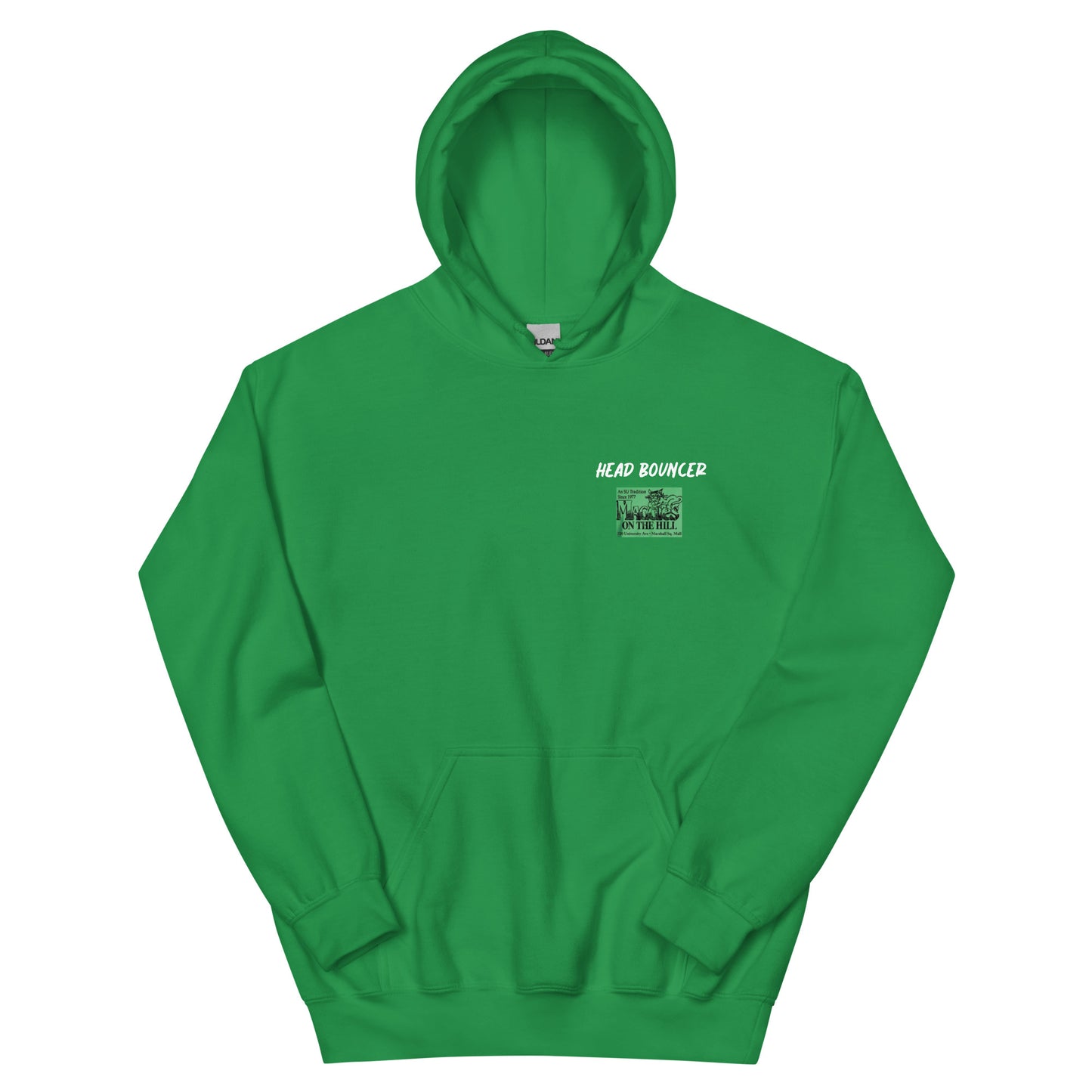 Best men's Irish green sweatshirt graphic hoodie with warm pouch